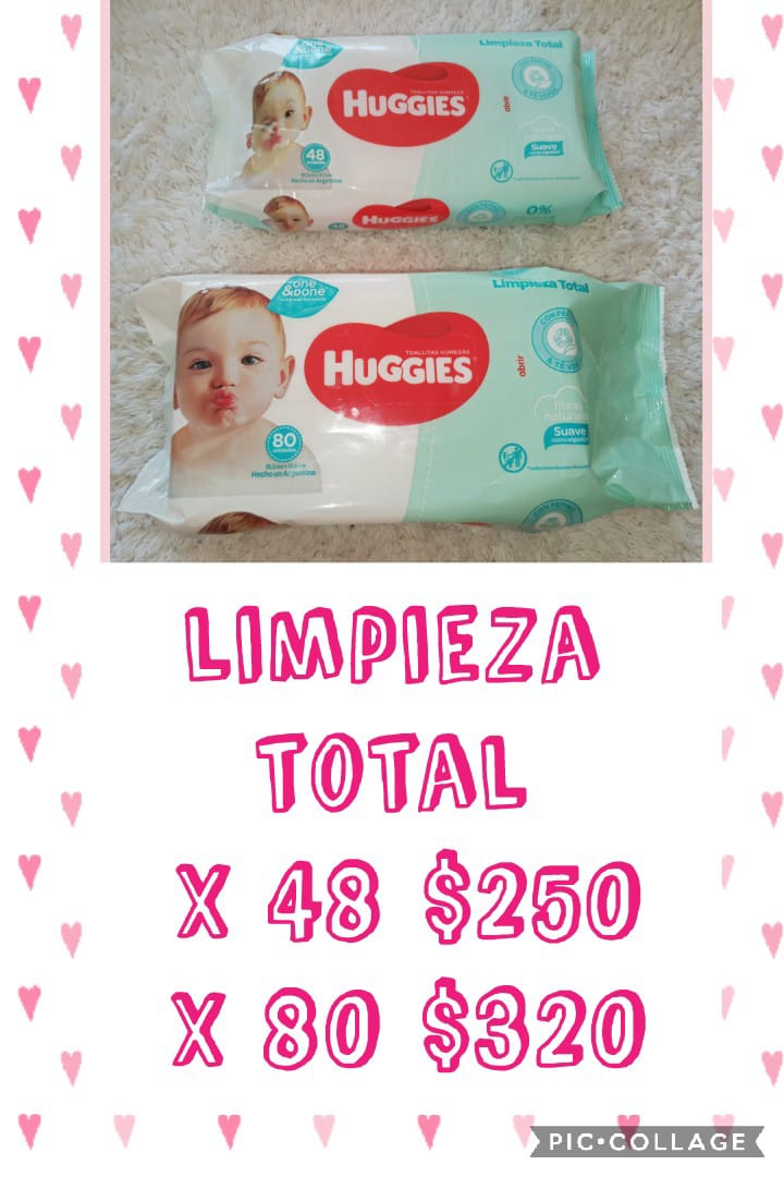 Toallitas Humedas Huggies Limpieza total